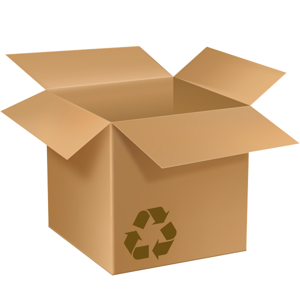 Nachhaltigkeit - Recycelter Karton