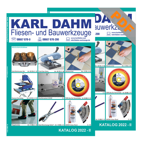 Katalog als PDF Download herunterladen oder oer Post geschickt bekommen - KARL DAHM