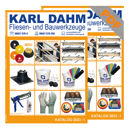 Jetzt den neuen orangen KARL DAHM Werkzeugkatalog 2023-I als PDF oder per Post anfordern.