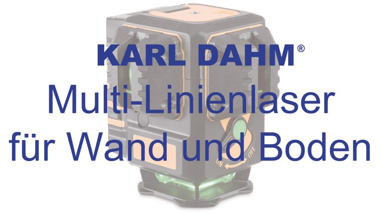 Anwendungsvideo Multilinienlaser von KARL DAHM