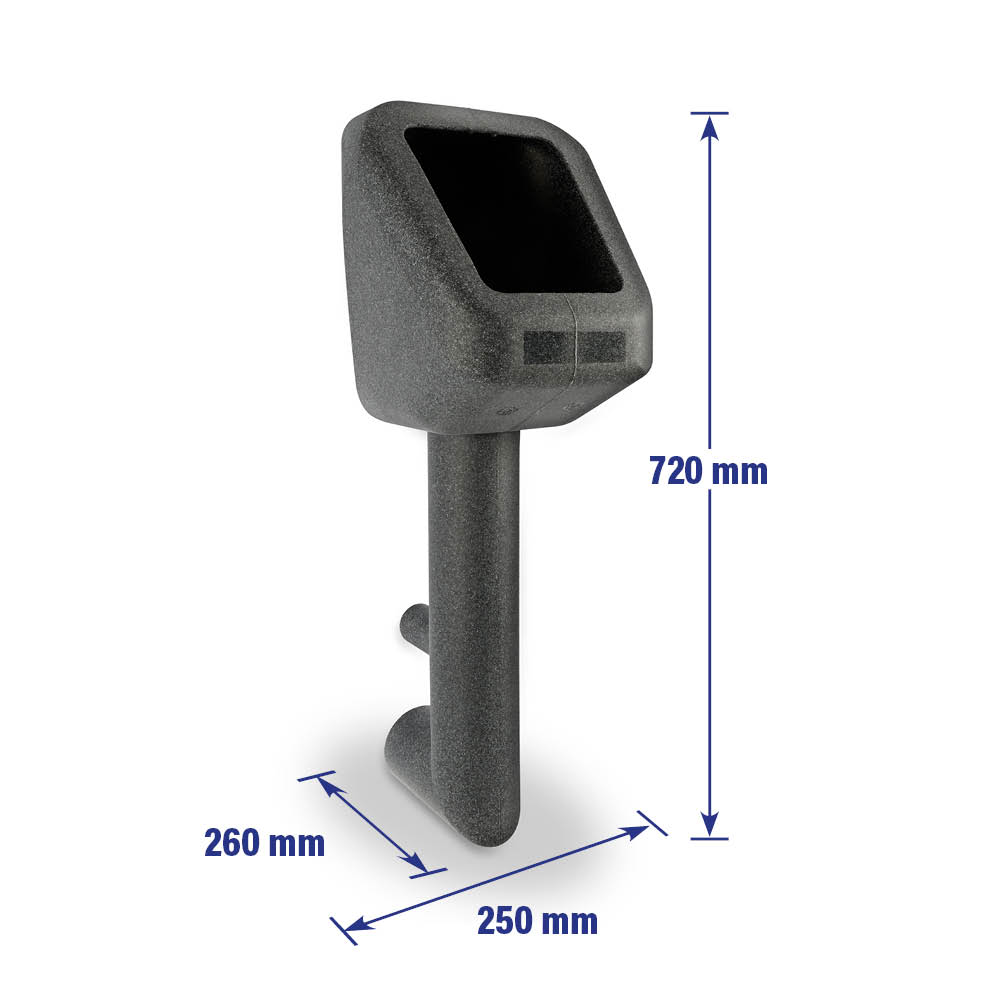 WandWilli mobiles Urinal für Vorwandelemente, Art. - Nr. 12707