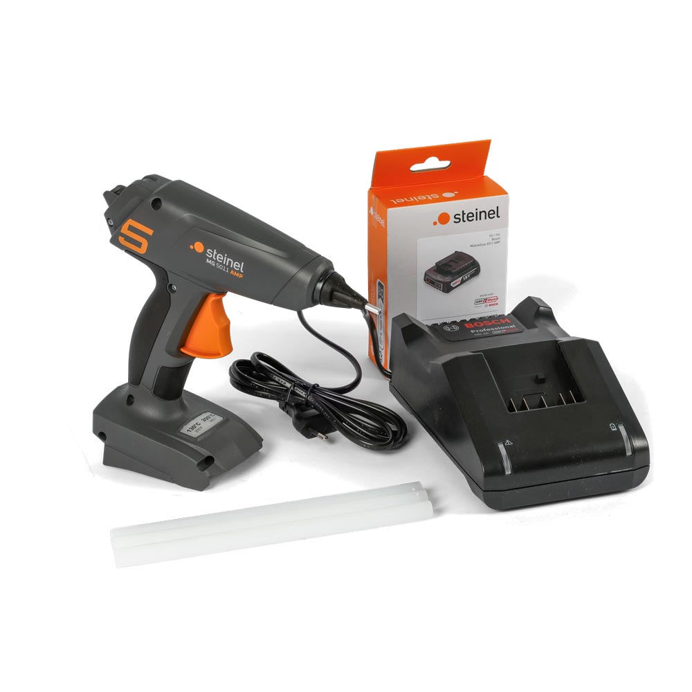 Steinel 18V Klebepistole MG 5011 – Professional Set im Bosch AMPShare System (inkl. 2.0 Ah Akku) Art.-Nr. 40292