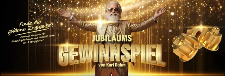 Karl Dahm Jubiläumsgewinnspiel 2026